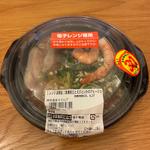帆立とえびといかのアヒージョ