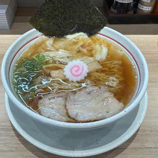 自家製ワンタン麺(山形中華そば麺や一球)