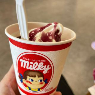 ブルーベリーソフトクリーム(不二家 イオンSuC盛岡渋民店 )