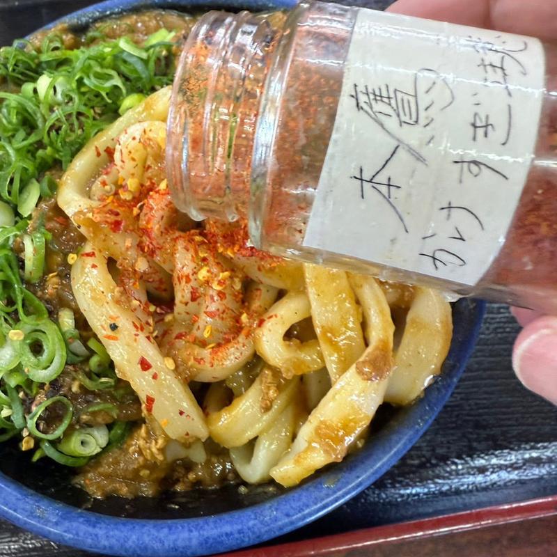 肉ぶっかけうどん(手打ちうどん つよ志)