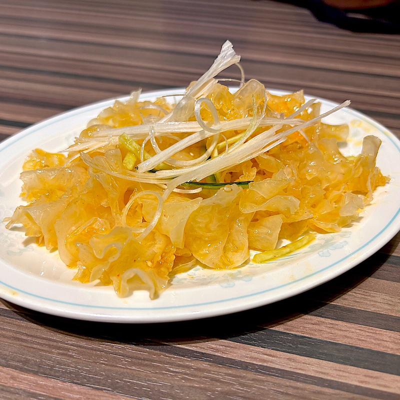 白きくらげの中華和え(北京餃子)