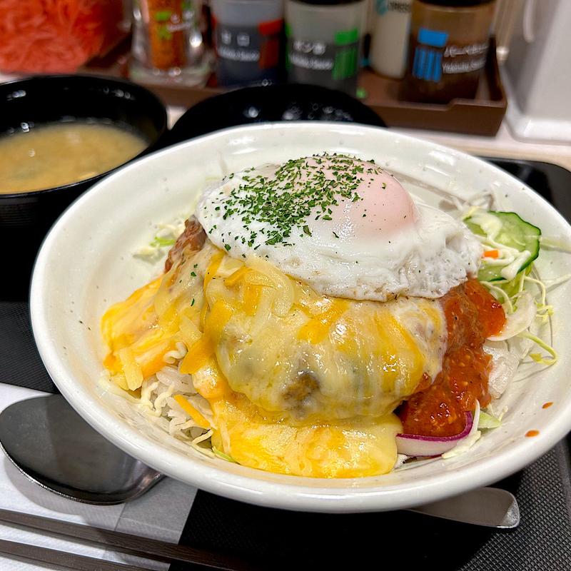 チーズバーガー丼(松屋 喜多見店)
