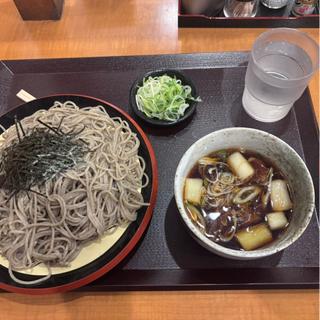 鴨汁つけそば 大盛り(十割そば 二代目長助 知立店)