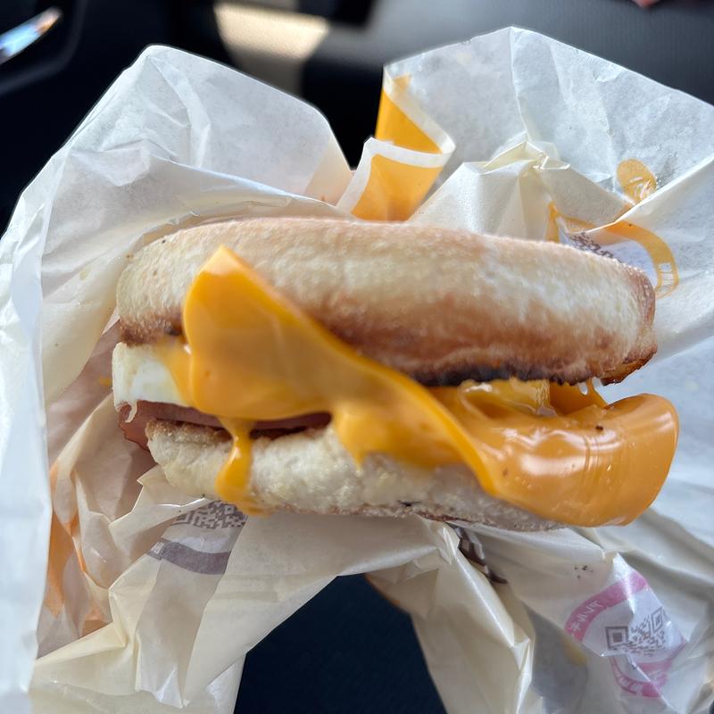 エッグマフィン(マクドナルド 新潟亀貝店)