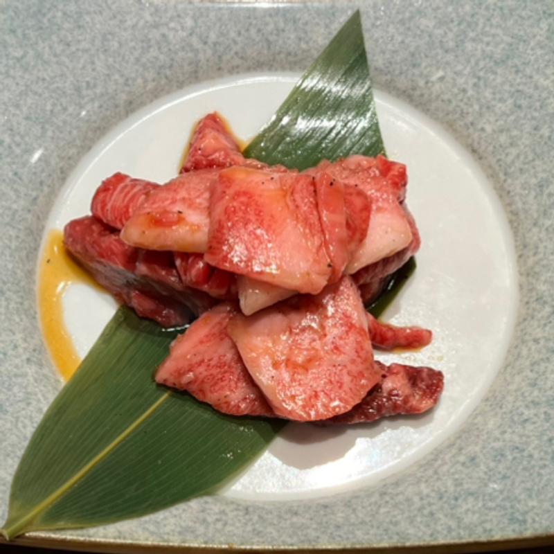 中落ちカルビ(黒毛和牛焼肉 凱旋門 村上店)