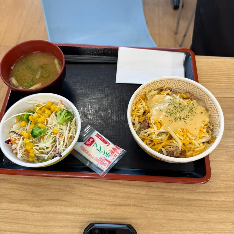 チーズ牛丼(すき家 イオン東雲店)