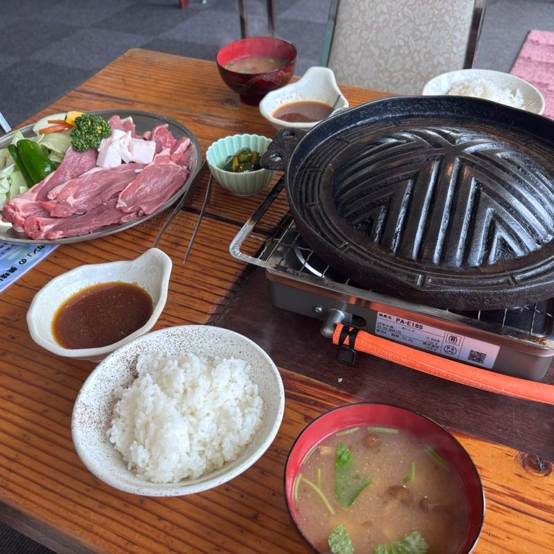 ジンギスカン定食(蔵王猿倉レストハウス )