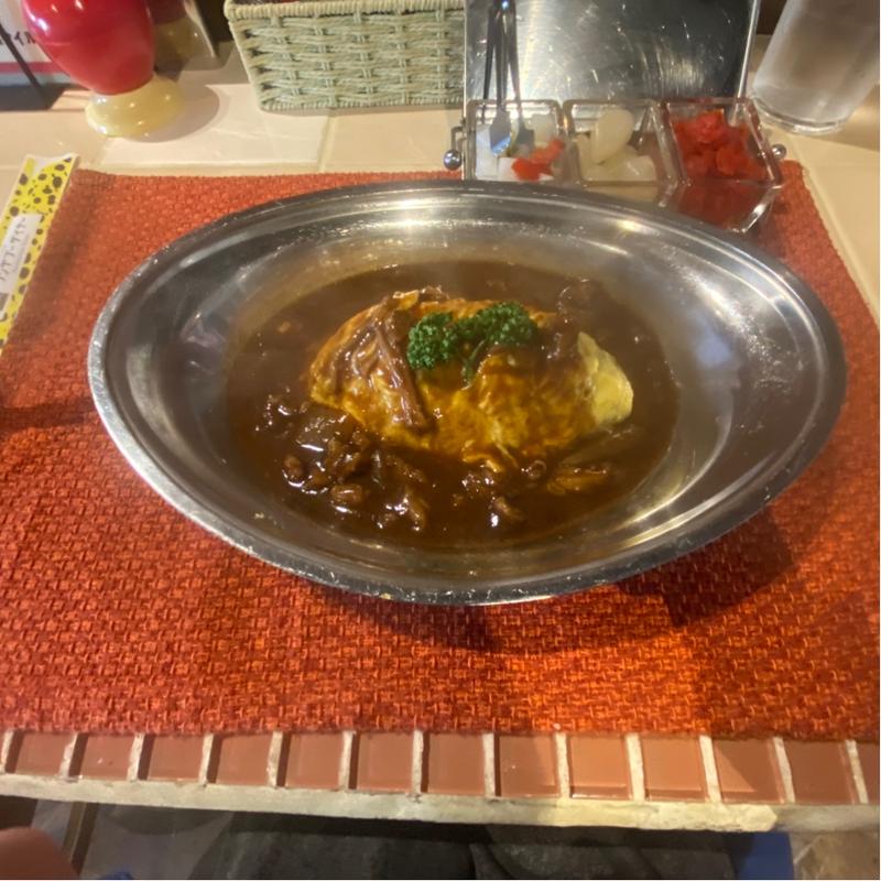 オムライスハヤシ(ランデブーダイナー)