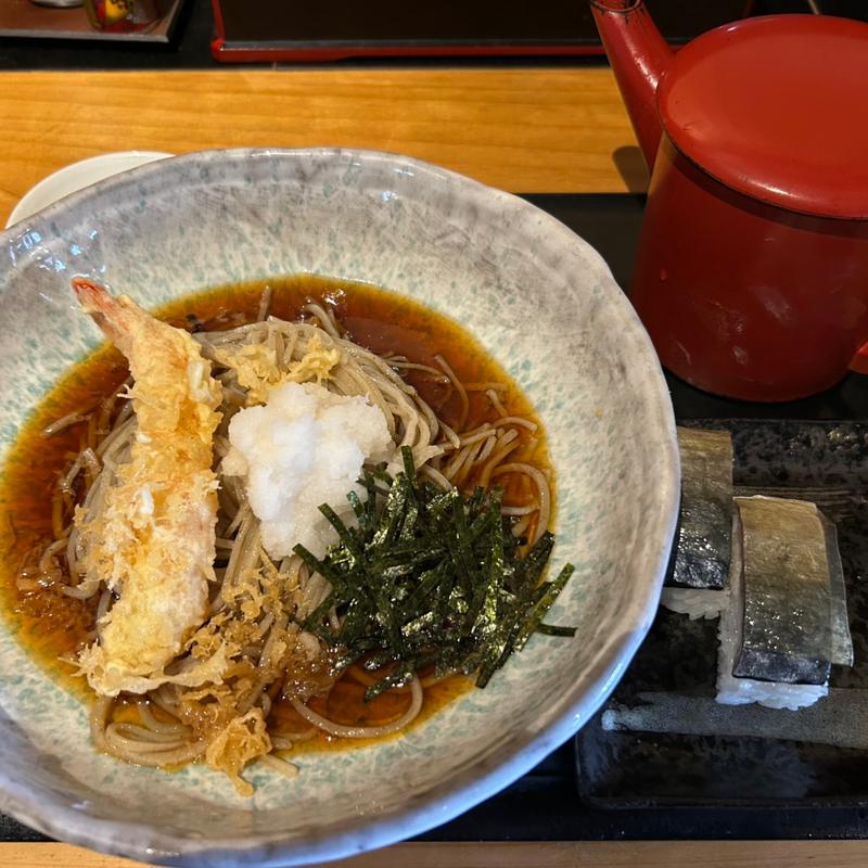 海老天おろしそば(千花)