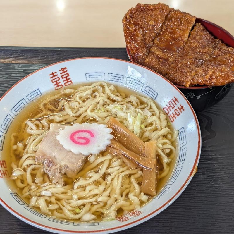 醤油ラーメン Aセット(お食事処 庄助)