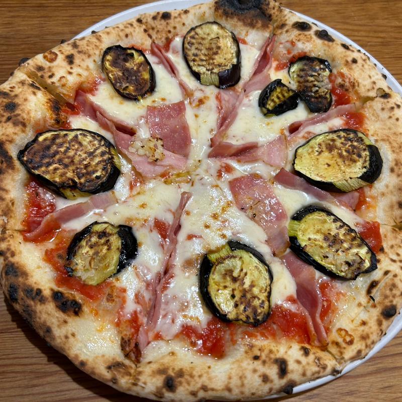 ナスとベーコンのガーリック風味(ラ・ビエール )