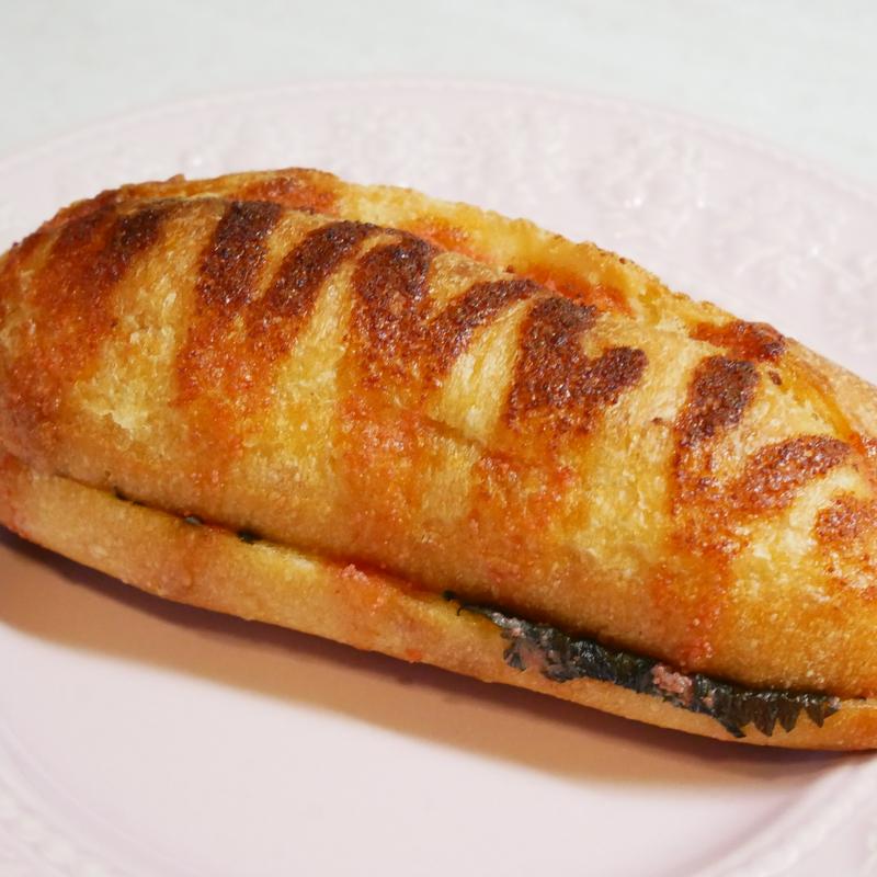 大葉が爽やかに香るメンタイフランス(Ｍａｎｈａｔｔａｎ Ｂａｋｅｒｙ＆Ｗｉｎｅ ｂａｒ)