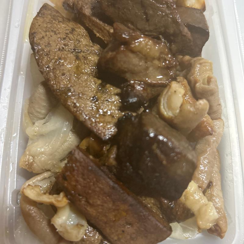 炭火焼き道産ホルモン　（ハツ・レバー入り(セブンイレブン 札幌北１条西５丁目店)