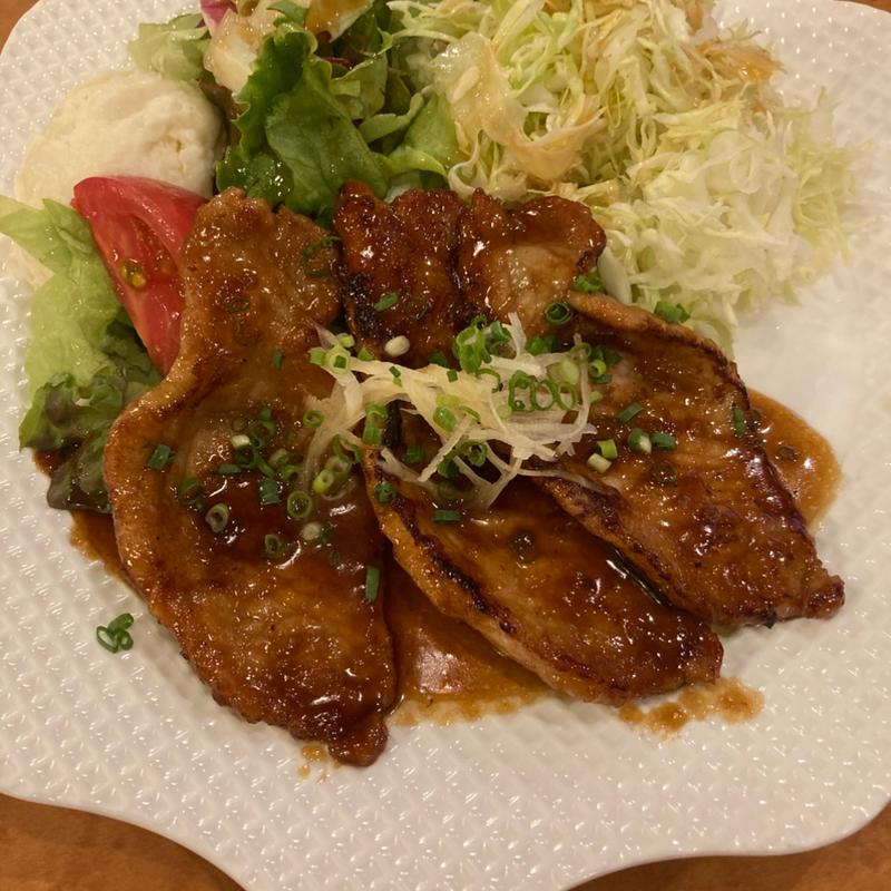 ポークロース生姜焼き(ファミリーガーデン)