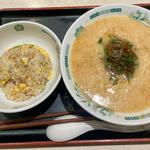 とんこつニララーメンチャーハンセット(ちょいのみ日高屋 大和中央通店)