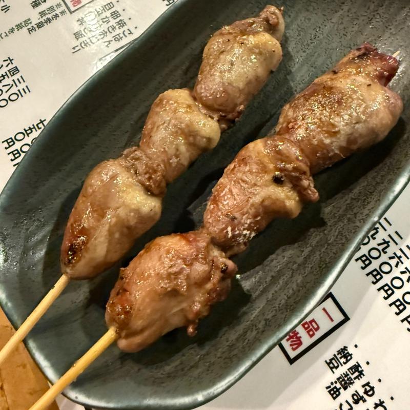 鶏ハツ(焼鳥 博多や)
