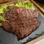 ハラミステーキ定食(どんぶりざえもん)
