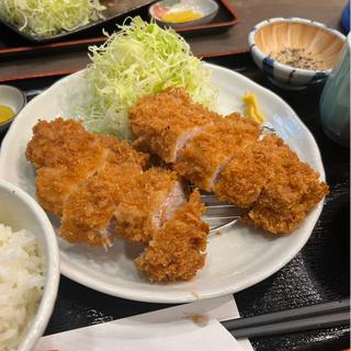 ダブルロースカツ定食(とんかつ播 三木店)