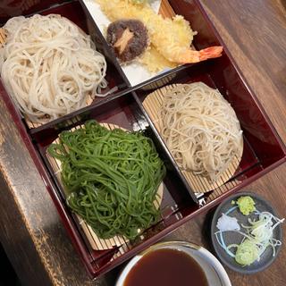 天盛りかわりそば3種大盛り