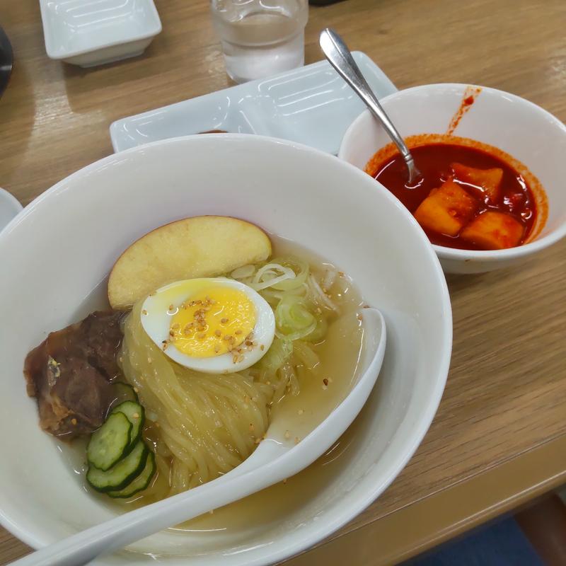 半冷麺(味楽苑 道の駅はなまき西南店)