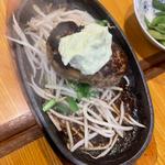 ハンバーグ　わさマヨ