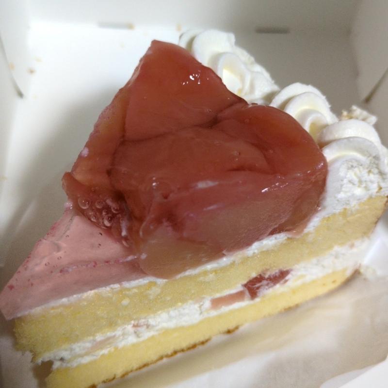 白桃のショート(銀座コージーコーナー イオンスーパーセンター本荘店)