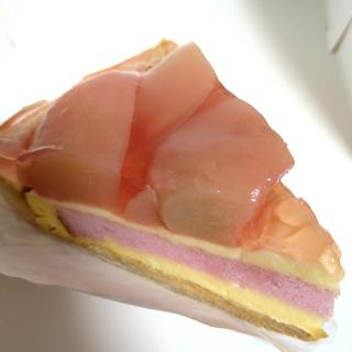 白桃のパイ
