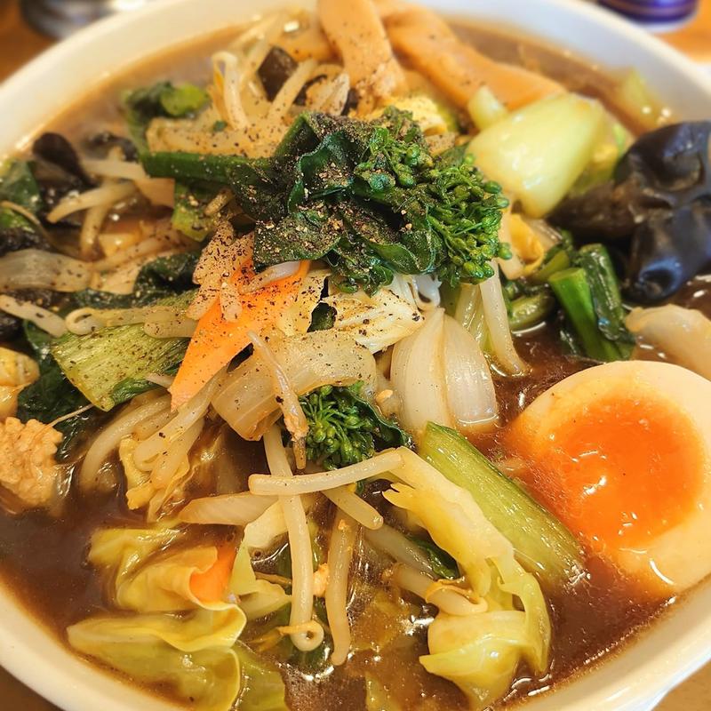 春野菜のブラック(中華そば 東京屋 （ちゅうかそば とうきょうや）)