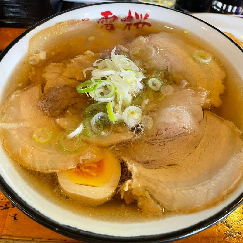 チャーシュー麺(麺や雷桜)