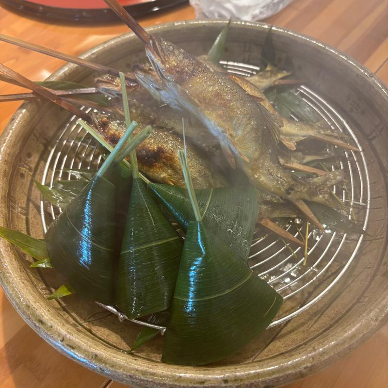 鮎の塩焼き(日本料理 柏屋)