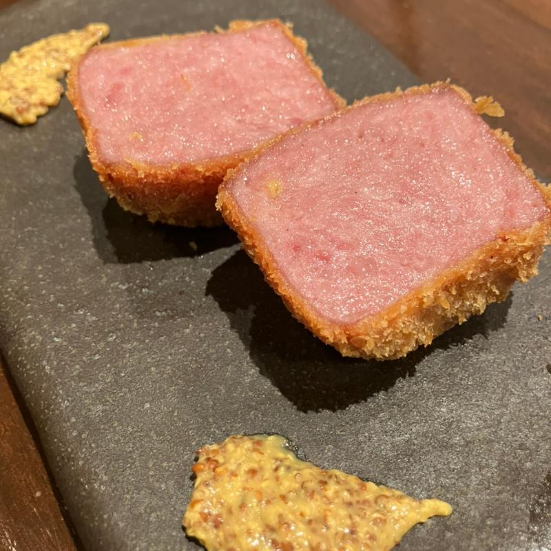 概念が変わるハムカツ(食堂ヨリミチ)