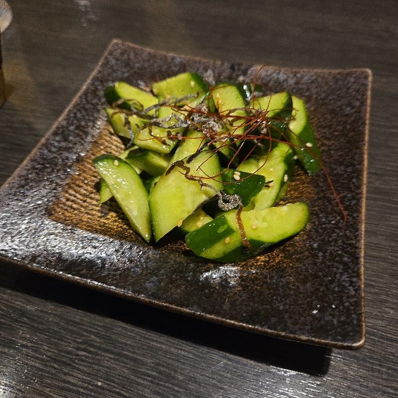 やみつきキューリー(小郡の居酒屋/遊食酒家 がまぐち)