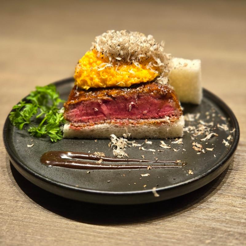 牛ヒレカツたまごサンド トリュフ添え 2名様分(焼肉うしごろ 梅田店)