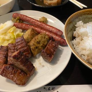 真中たん定食(たんや善次郎　仙台駅前店)
