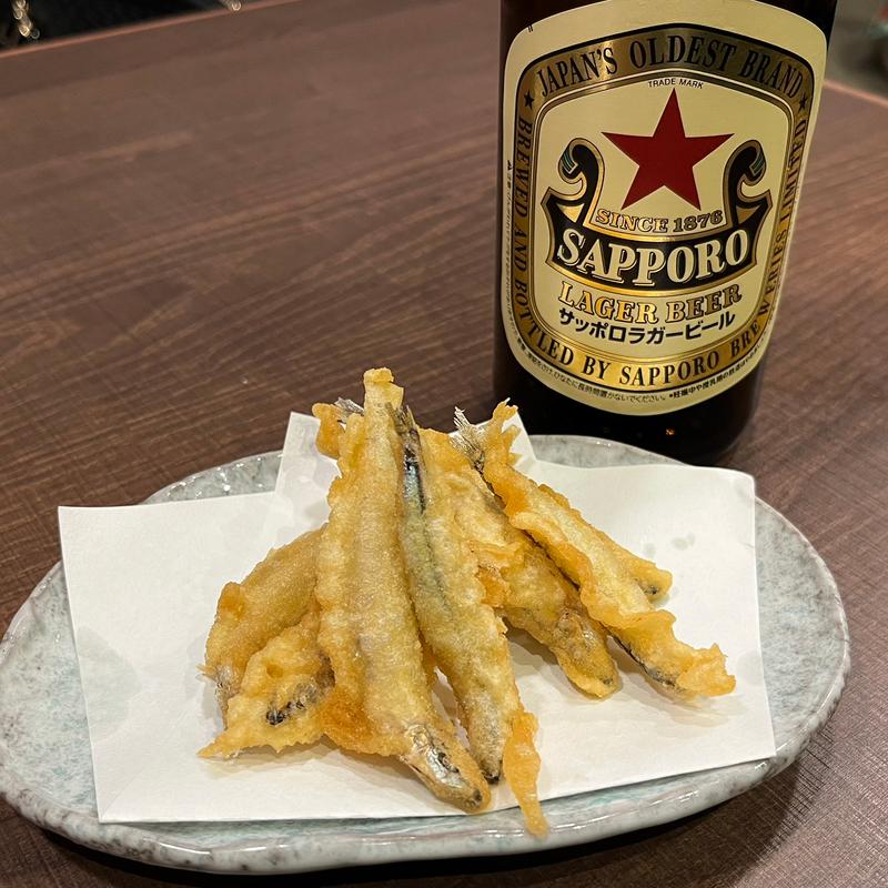 きびなごの天ぷら(志な乃)