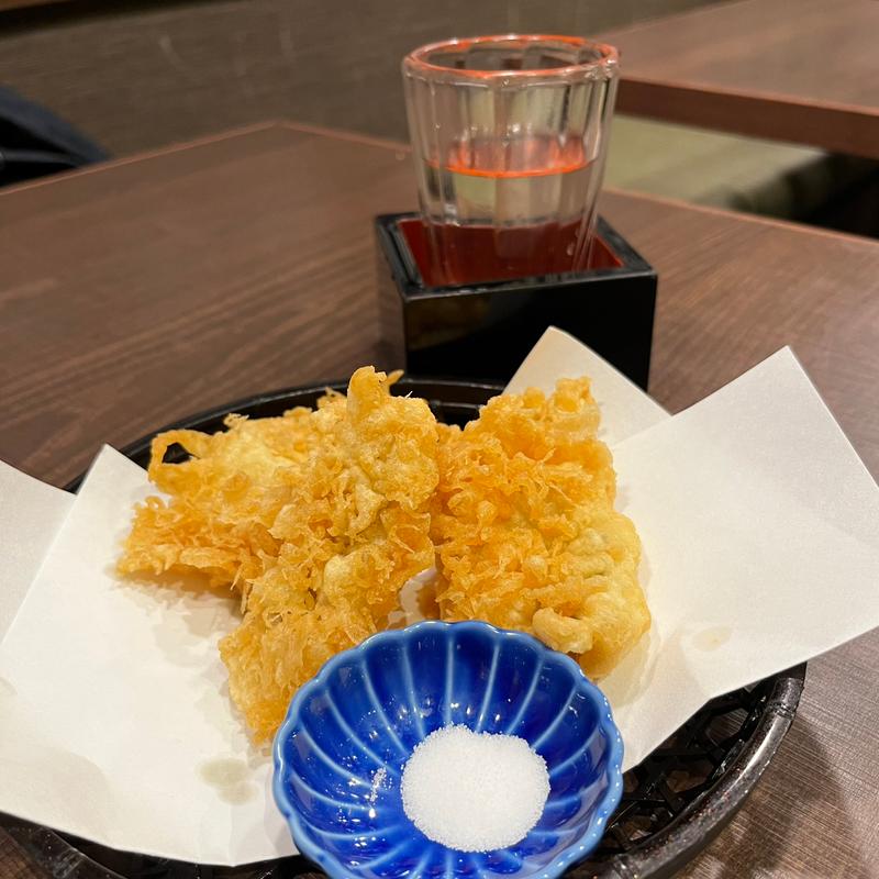 穴子の天ぷら(志な乃)