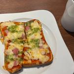 ピザトースト(むさしの森珈琲 昭島店)