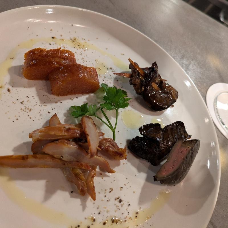 自家製燻製の盛り合わせ(イタリア酒場and)