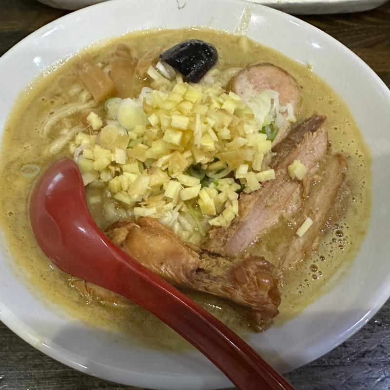 生姜味噌ラーメンセット(ふうふう亭)
