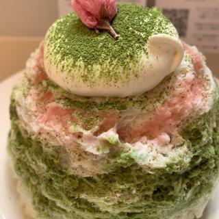 桜と抹茶～春の余韻〜(Bonnel Cafe nook（ボンヌカフェ ヌック）)