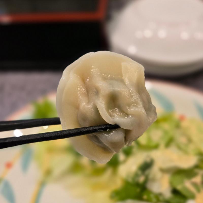 海老ニラ水餃子(上海餃子 （しゃんはいぎょうざ）)