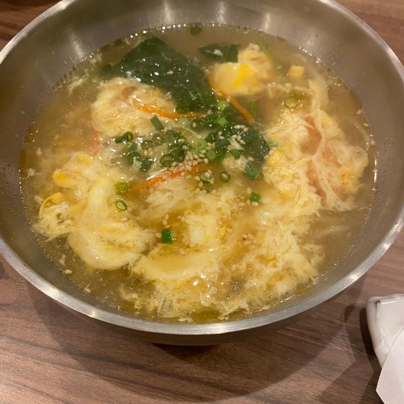 玉子スープ ハーフ(肉屋のせがれ 焼にーくん)