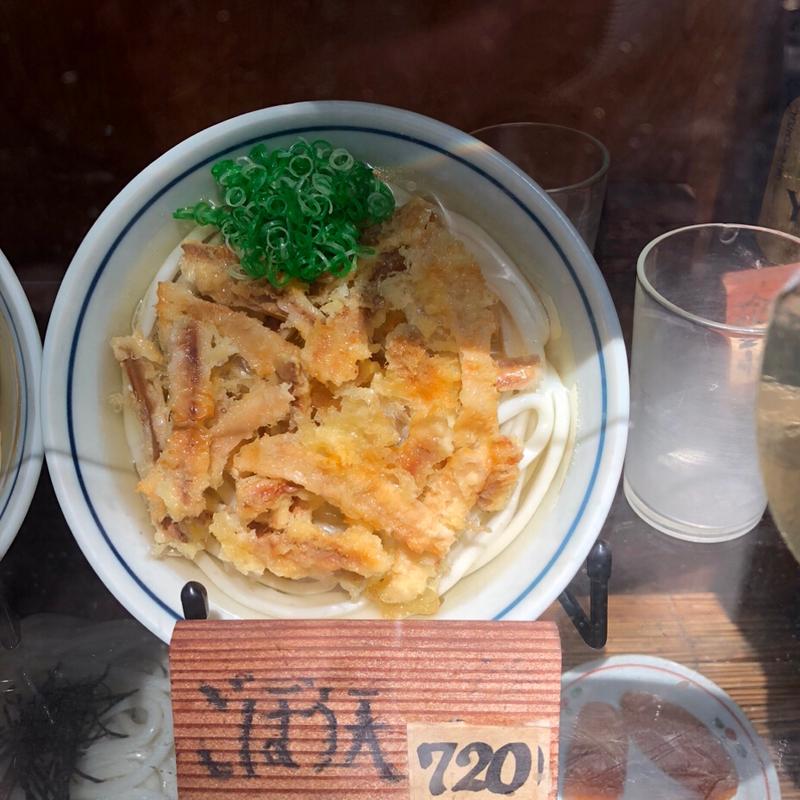 ごぼう天うろん(かろのうろん)