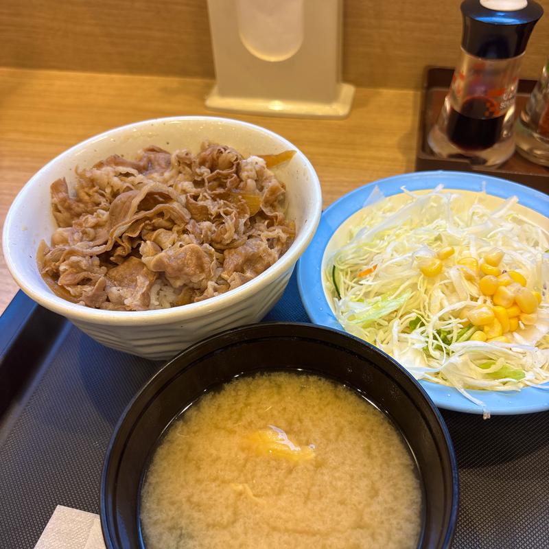 牛めしランチセット（並盛）(松屋 渋谷清水橋店 )