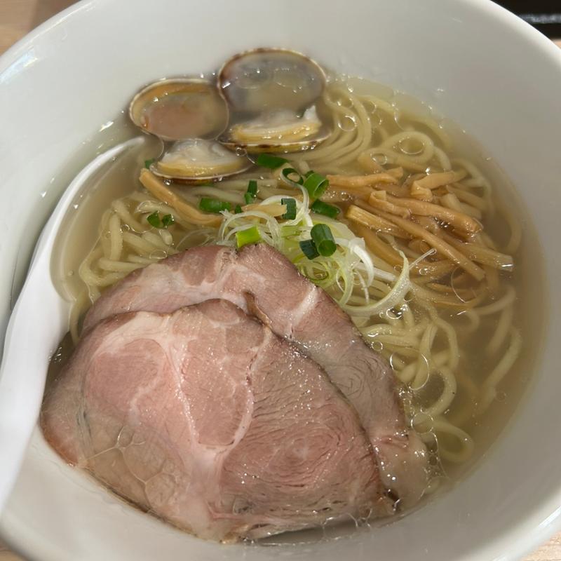貝出汁塩らぁ麺(中華そば あき乃)