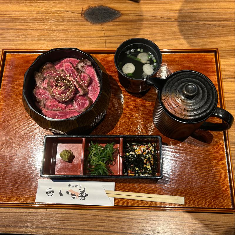 黒毛和牛の肉まぶし(炭火焼肉いち善)