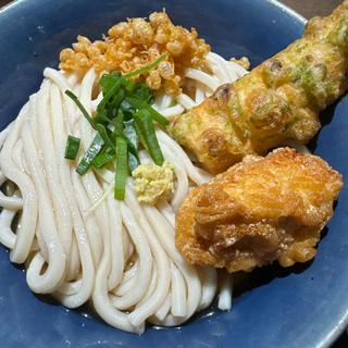 とり天ちくわ天うどん・冷(絵空事)