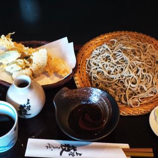 天せいろ(えびな上野薮そば)