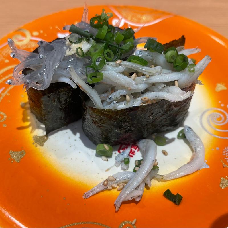 しらす合盛り(神奈川回転寿司 二代目ぐるめ亭 シァル桜木町店)