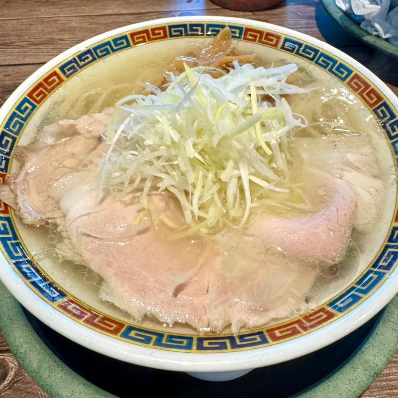 クリア豚骨（やさ塩）(博多とんこつ 天神旗)